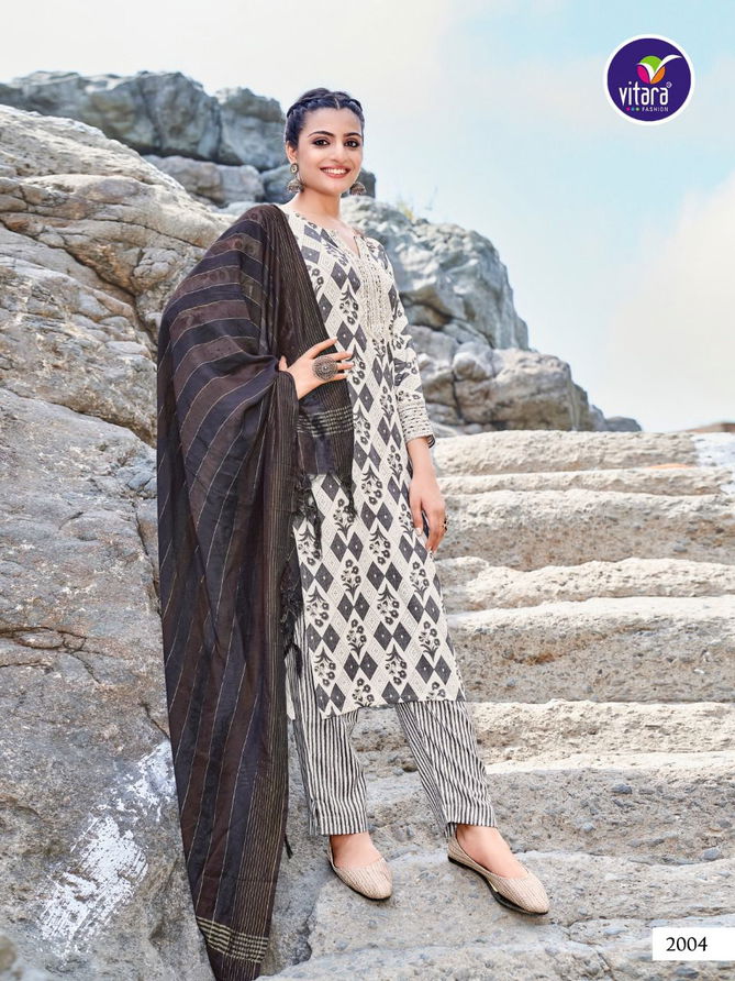 Vitara Aurelius Fancy Printed Designer4 Daily Wear Kurti Bottom With Dupatta Collection